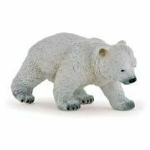 Figurina ursulet polar mergand, Papo imagine