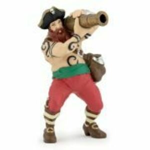 Figurina Papo pirat cu tun imagine