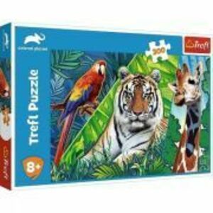 Puzzle 300 piese, Animal Planet, Uimitoarele animale salbatice, Trefl imagine
