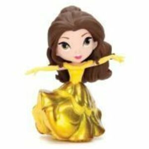 Figurina Disney princess belle cu rochita aurie, 10 cm, jada imagine
