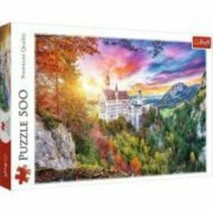 Puzzle Castelul Neuschwanstein, 500 piese, Trefl imagine