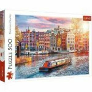 Puzzle Amsterdam, 500 piese, Trefl imagine
