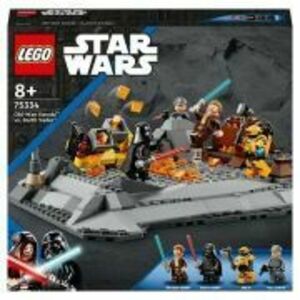 LEGO Star Wars. Obi-Wan Kenobi vs. Darth Vader 75334, 408 piese imagine