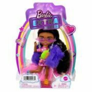 Papusa Barbie Extra mini bruneta imagine