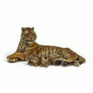 Figurina tigru cu 3 pui, Papo imagine
