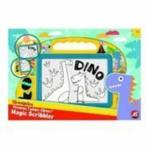 Tabla magnetica Magic Scribbler baby dinozaur, As Games imagine
