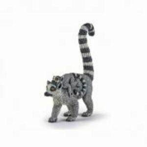 Figurina lemur cu pui, Papo imagine