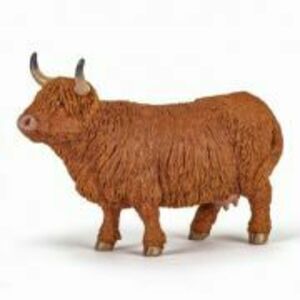 Figurina vaca scotiana Highland, Papo imagine