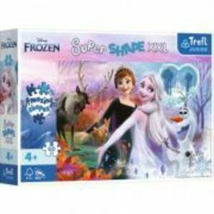 Puzzle Primo Super shape XXL 60 Disney. Frozen Surorile dansatoare, Trefl imagine