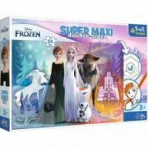 Puzzle Primo 24 super maxi Frozen 2 Regatul inghetat, Trefl imagine