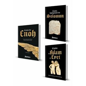 Pachet Cartea lui Enoh + Cartea intelepciunii lui Solomon + Cartea lui Adam si a Evei. Set 3 carti imagine