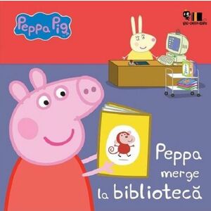 Peppa Pig: peppa merge la biblioteca imagine