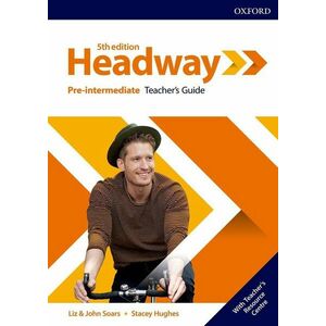 Headway 5E Pre-Intermediate Teacher's Guide with Teacher's Resource Center imagine