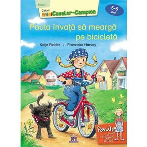 Paula invata sa mearga pe bicicleta - Nivelul I imagine