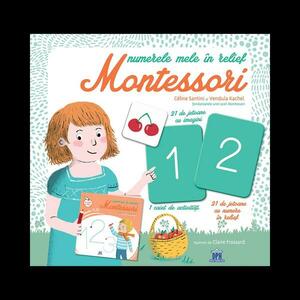 Numerele mele in relief Montessori - Céline Santini, Vendula Kachel imagine