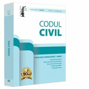 Codul civil. Editie tiparita pe hartie alba, ianuarie 2024 imagine