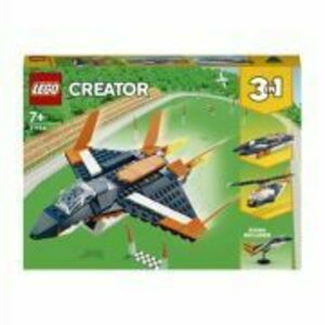 LEGO Creator 3 in 1 Avion supersonic 31126, 215 piese imagine