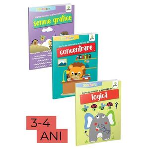 Pachet Cărți de colorat și alte activități pentru copii 2 imagine