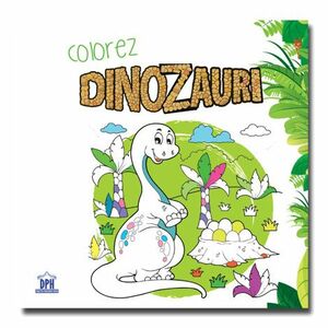 Colorez dinozauri - carte de colorat imagine