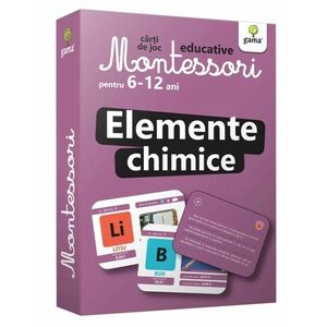 Elemente chimice. Carti de joc Montessori pentru 6-12 ani imagine