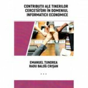 Contributii ale tinerilor cercetatori in domeniul informaticii economice - Emanuel Tundrea, Radu Balog Crisan imagine