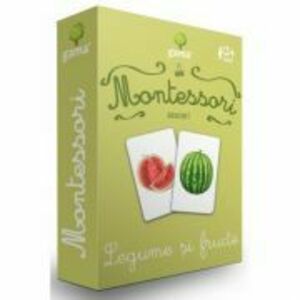 Carti de joc Montessori. Asocieri. Legume si fructe imagine