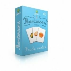 Vocabular. Fructe exotice - Carti de joc educative Montessori. Seria 2 imagine