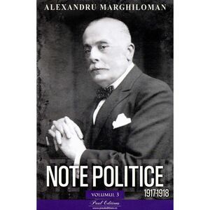 Note politice Vol.3: 1917-1918 - Alexandru Marghiloman imagine