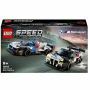 LEGO Speed Champions. Masini de curse BMW M4 GT3 si BMW M Hybrid V8 76922, 676 piese imagine