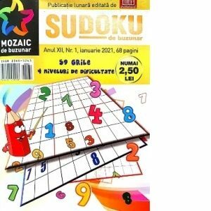 Sudoku de buzunar. Nr. 1/2021 imagine