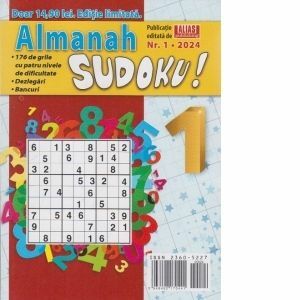 Almanah Sudoku, Nr.1/2024 imagine