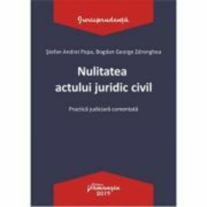 Nulitatea actului juridic civil. Practica judiciara comentata - Stefan Andrei Popa, Bogdan George Zdrenghea imagine
