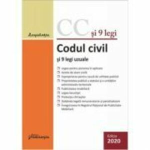 Codul civil si 9 legi uzuale. Actualizat 14 ianuarie 2020 imagine