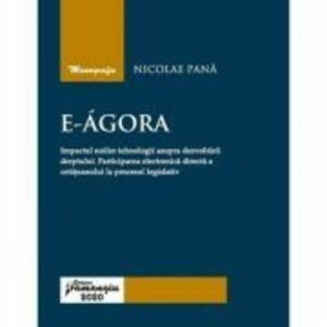 E-Agora. Impactul noilor tehnologii asupra dezvoltarii dreptului. Participarea electronica directa a cetateanului la procesul legislativ - Nicolae Pan imagine