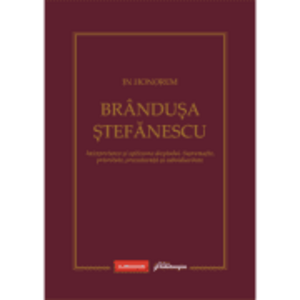 In Honorem Brandusa Stefanescu - Andrei E. Savescu imagine