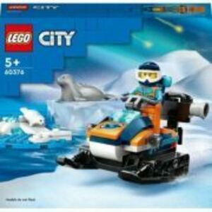 LEGO City. Snowmobil pentru explorari arctice 60376, 70 piese imagine