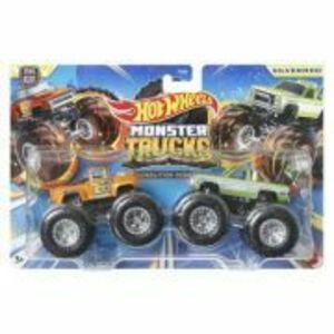 Monster Truck Set 2 masini scara 1: 64 Hi-Tail Hauler si Silverado imagine