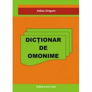 Dictionar de omonime imagine