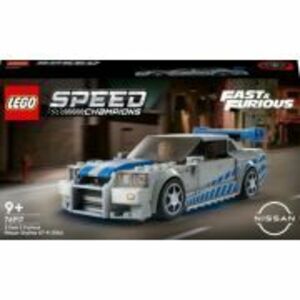 LEGO Speed Champions. Nissan Skyline GT-R (R34) 2 Fast 2 Furious 76917, 319 piese imagine