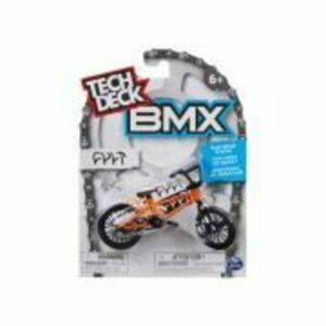Pachet bicicleta BMX Fult portocaliu, Tech Deck imagine