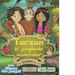 Tarzan si jungliada cuvintelor. Jocuri educative si activitati de invatare distractiva pentru comunicare in limba romana clasa I imagine