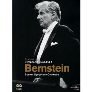 Brahms: Symphonies Nos. 2 & 4 (DVD) | Leonard Bernstein, Boston Symphony Orchestra imagine