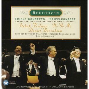 Beethoven: Triple Concerto & Choral Fantasy | Ludwig Van Beethoven, Itzhak Perlman imagine