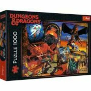 Puzzle 1000 piese Dungeons Dragons, Trefl imagine