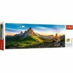 Puzzle 1000 Panorama Muntii Dolomiti, Trefl imagine