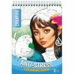 Anti-stress. Coloring book. Creative imagine