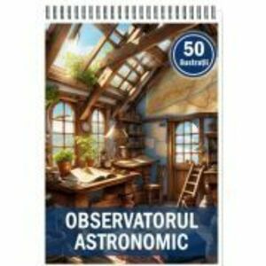 Carte de colorat, 50 de ilustratii, Observatorul astronomic imagine