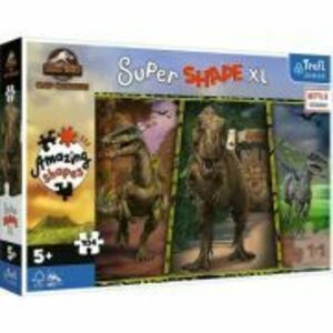 Puzzle Primo Super Shape XXL 104. Jurassic World, Trefl imagine
