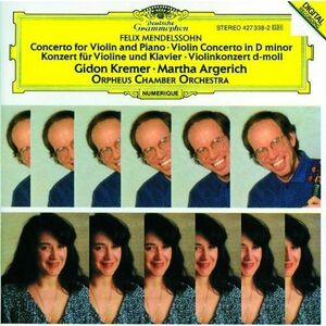 Mendelssohn - Concerto for Violin, Piano and Strings; Violin Concerto | Martha Argerich, Orpheus Chamber Orchestra, Gidon Kremer imagine