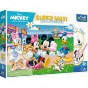 Puzzle Primo 24 super maxi, Disney. Mickey la targ, Trefl imagine